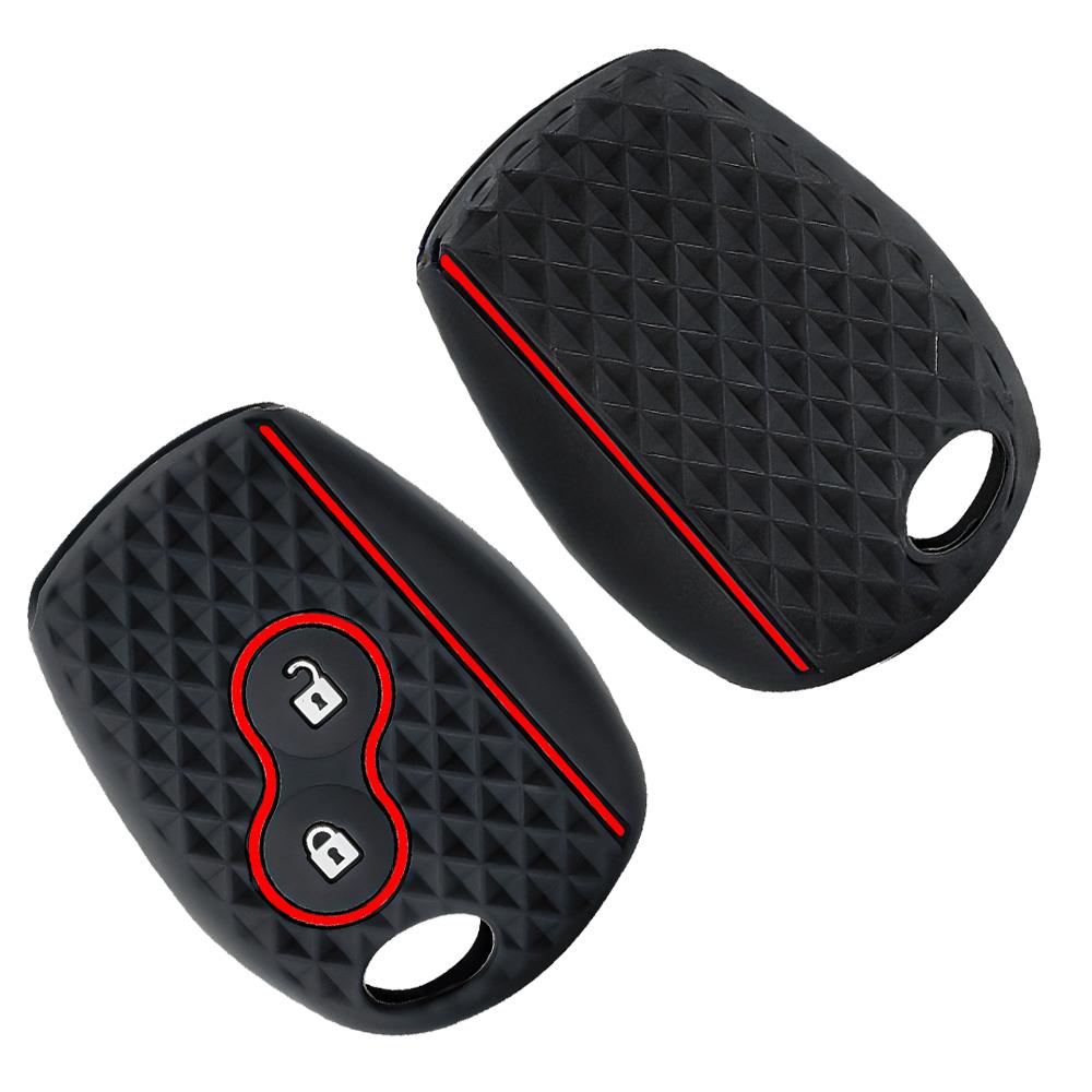 For Renault Clio 3 Logan 2 Dacia Duster Sandero Stepway Lada Largus for Nissan Almera Terrano Silicone Key Cover Holder Key Case