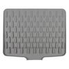 Silicone Draining Pad Drying Mat Silikon Dish Drying Mat With Tilted Water Diversion Mat For Kitchen Tableware Non-slip Mats