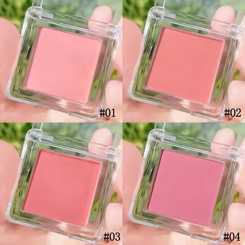 Face Blusher Matte Natural Cheek Tint Brighten Face Waterproof Face Contouring Cosmetics Blush Powder Soft Female Makeup Brighten Face Makeup Blush