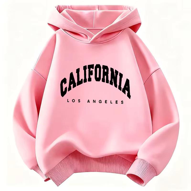 Los Angeles Katzenprint Sweatshirt für Kinder - Modischer Unisex Hoodie für Jungen und Mädchen