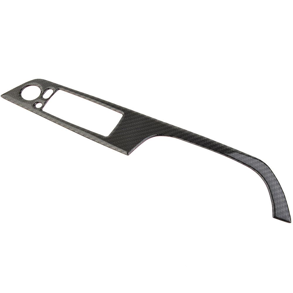 2 Pcs Auto Real Carbon Fiber Door Casement Lift Switch Covers Stickers For BMW 3 Series E92 Coupe Door Window Switch Trim