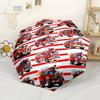 Firefighter Courage Honor Portable Automatic Umbrella Compact 8-Rib Lightweight Sturdy Construction for Outdoor Daily Use Compact Folding Umbrella