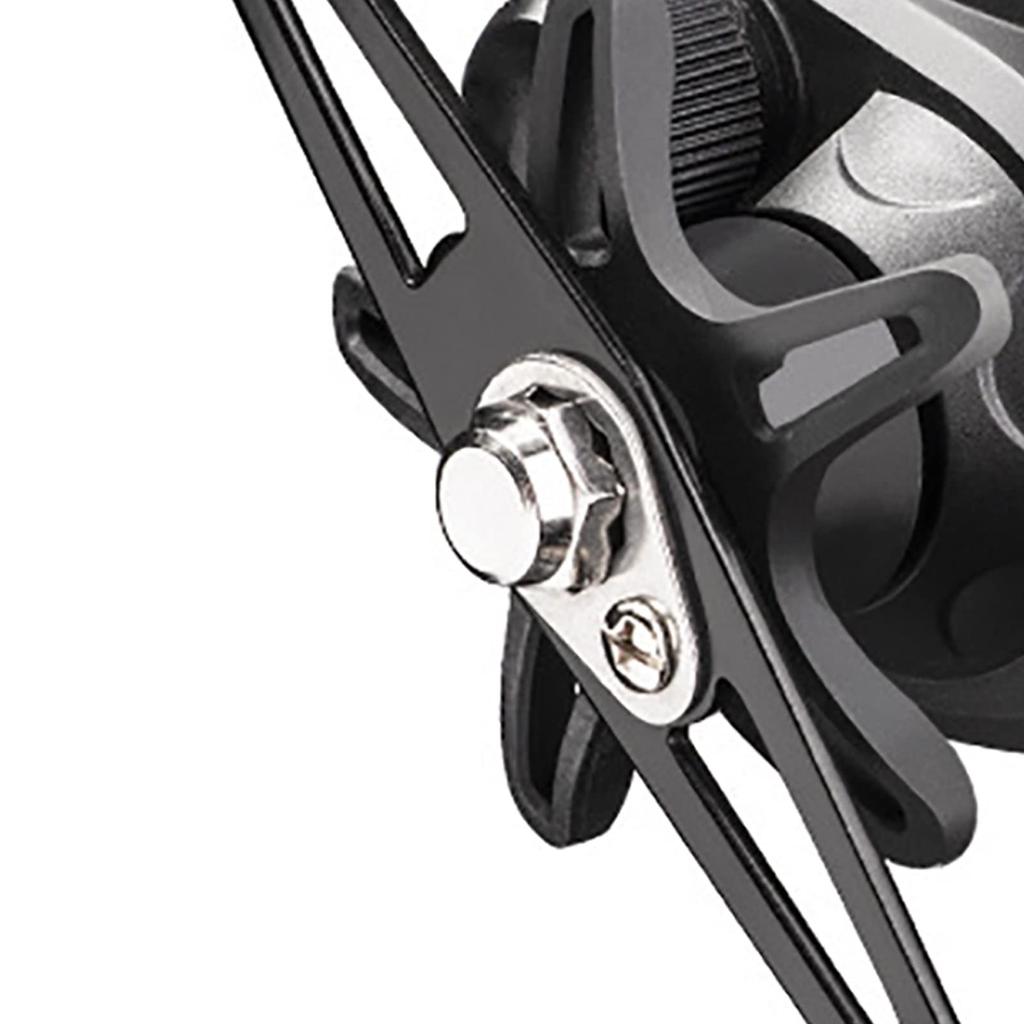 Rengu Nylon Wire Cup Fishing High Rotation Speed Ratio Water Drop Fishing Black Reel, Reel, (Right Hand)