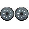 A96I-2Stk Ersatz-Schleifscheiben-Trägerpads Runde Klett-Rückseite Exzenterschleifer Ersatzpad 125mm 8 Loch