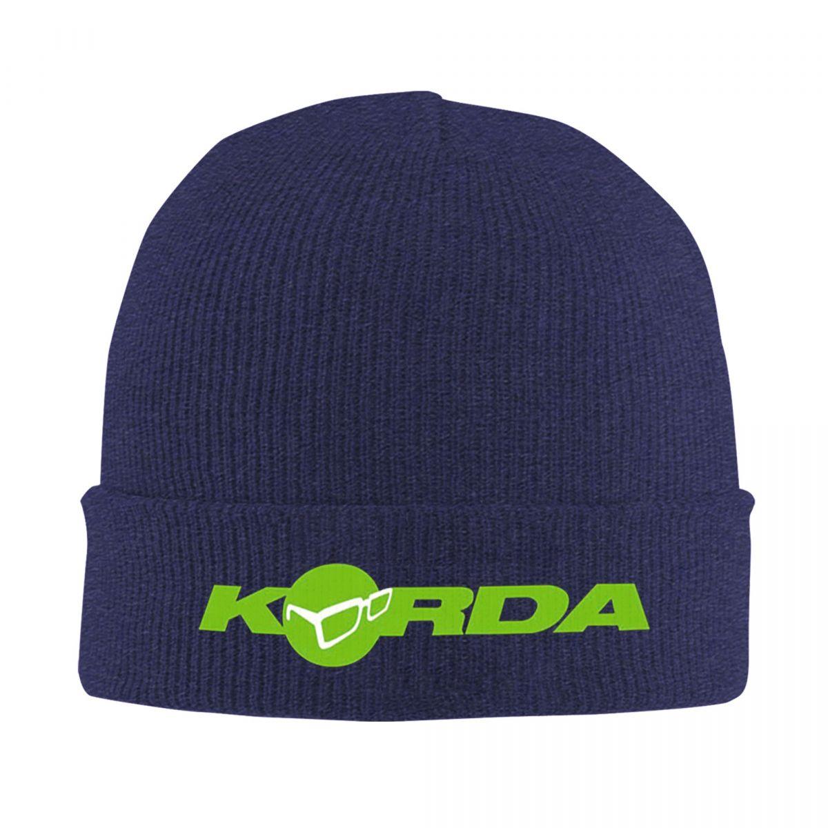

Korda Fishing Logo Warm Knitted Cap Hip Hop Bonnet Hat Autumn Winter Outdoor Beanies Hats for Unisex Adult One Size