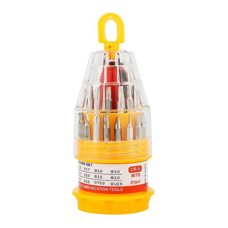 

2026 New 31-in-1 Screwdriver Repair Set Pagoda Multifunction Screwdriver Shaped Combination Bit Driver Precision Manual Tool