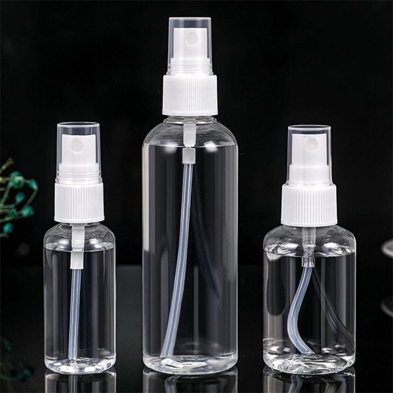

1Pc Refillable Bottles Travel Transparent Plastic Perfume Atomizer Empty Small Spray Bottle 30/50/100ml Toxic Free Safe Dropship 50ml чистый
