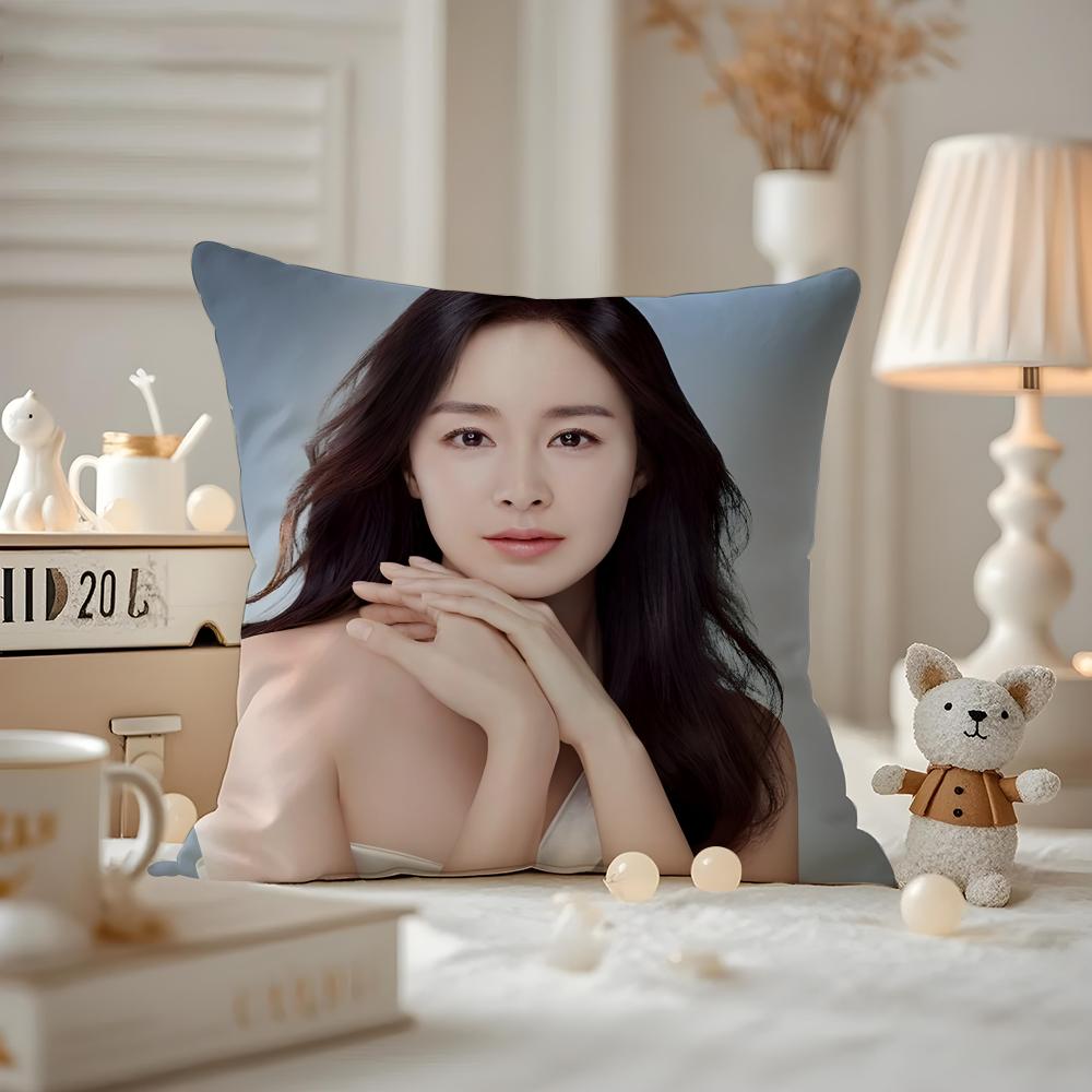Kim Taehee Actress Cushion Cover Pattern Printed Pillowcase For Living Room Sofa Cushion Cover & Bedroom Decor