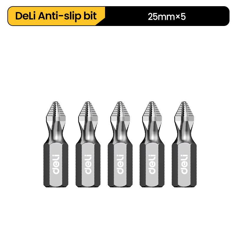 5PC 25-150mm Non-Slip Magnetic Household Electric Driver Screw Set Impact Drill Bit Screw Alloy Steel Non-slip Cross Screwdriver
