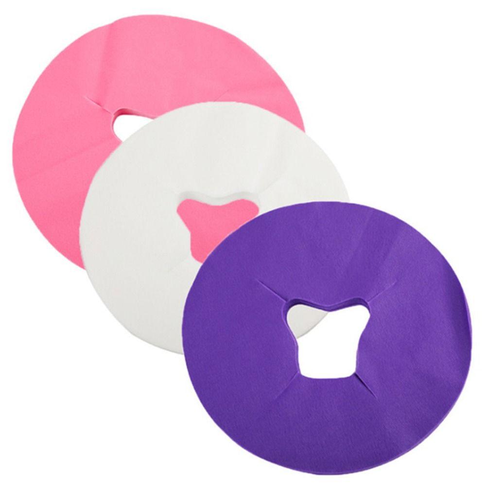 100Pcs Makeup Tool Massage Table Sheets Headrest Pads Face Pillow Cover  for Women Spa