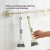 Soap Dispensing Dish Brush Long Handle Adjustable Heavy Duty Scrubber for Kitchen Pot Pan Dishwashing Use