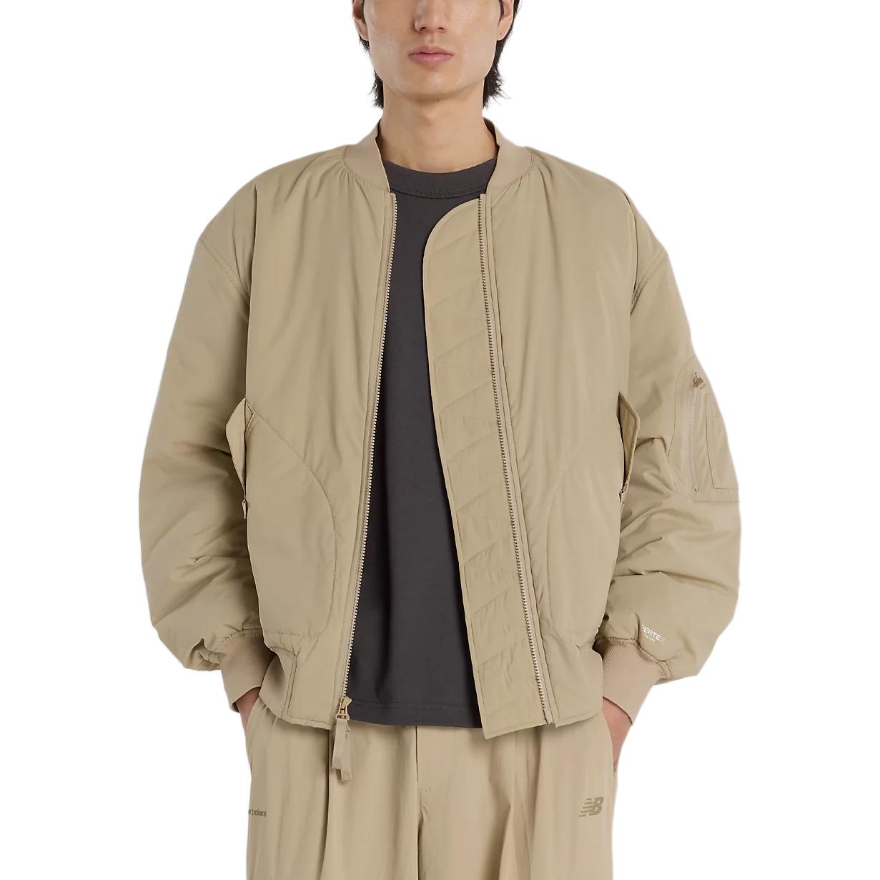 New Balance Jackets Men s Cinnamon Stand Collar Moderate Pilot MJ61M22B-SOT M