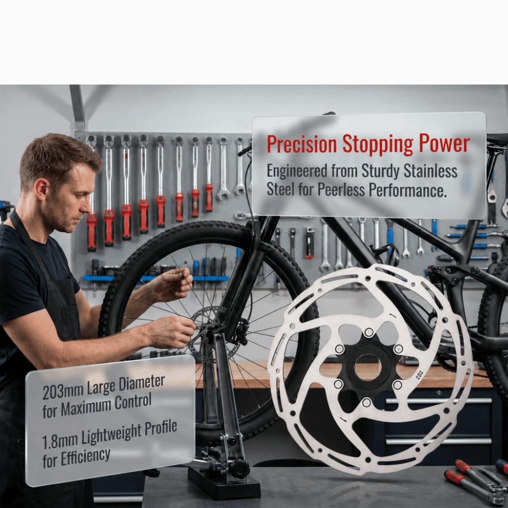 6-Hole Mount Centerlock Bike Disc Brake Rotor Centerlock Disc Rotor Mountain Road Bike