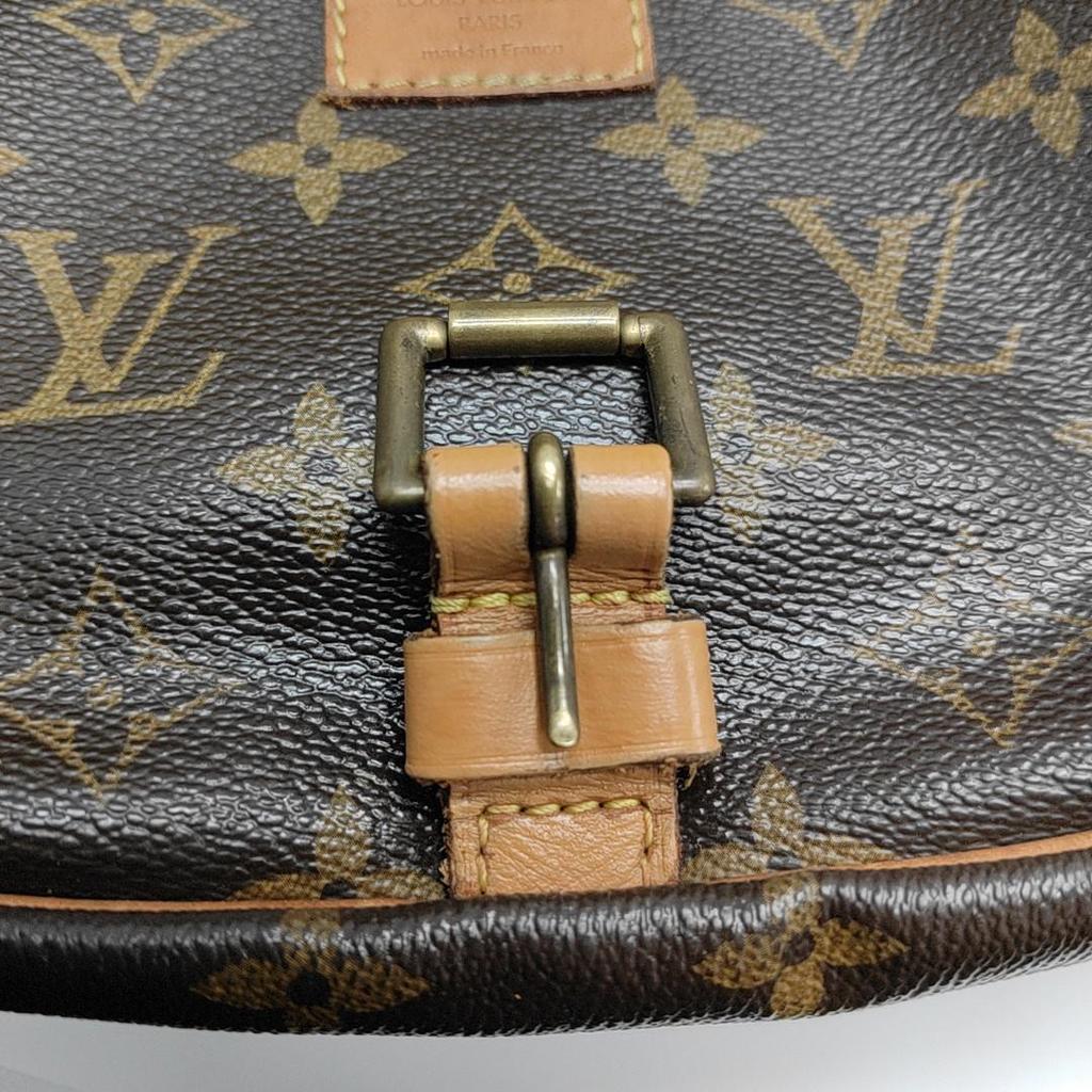 [Pre-Owned] Monogram Saumur 30 Iconic Classic Logo Print Adjustable Shoulder Strap Canvas And Leather Messenger Bag - Fair #13IZ0WF