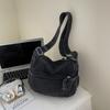 Denim Bag Women's New Casual Versatile Shoulder Messenger Bag Retro Class Commuter Tote Bag
