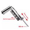 Reciprocating Shaft Metal Micro Telescopic Linear Actuator 39mm Stroke Reciprocating Mechanism Motor, M6 Thread, 30-270rpm