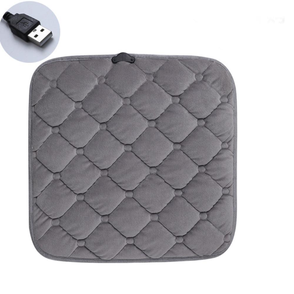 Draagbaar 12V 40W USB Verwarmingskussen Comfortabele Vulling Thermische Isolatie Auto Verwarmingskussen Universele USB Stoelverwarmer Camper