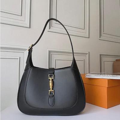 "2025 Women's Fashion Genuine Leather Single Shoulder Bag with Lock – Underarm Style Casual Handbag”