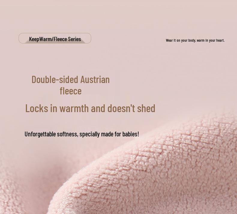 2025 Herbst Baby Mädchen Ärmellose Doppelseitige Fleeceweste (0-3 Jahre)