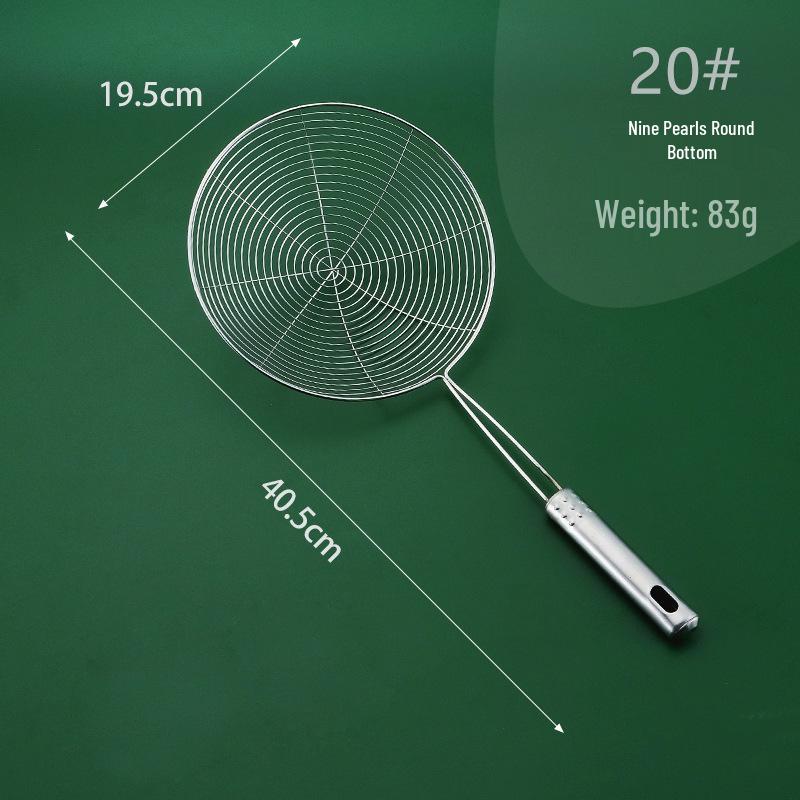 Nine Bead Stainless Steel Wire Skimmer Colander for Hot Pot and Noodles