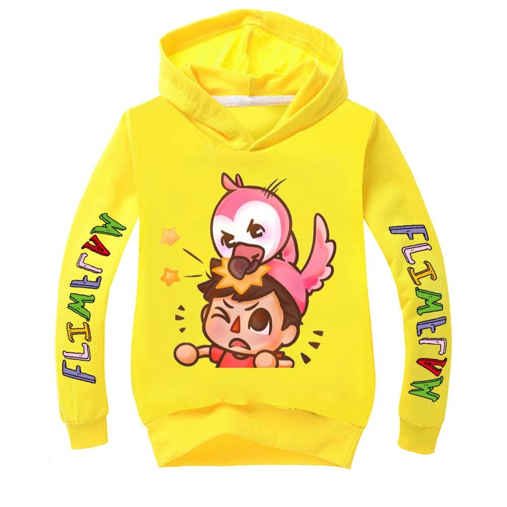 2026 Fall Anime Flamingo Youtube Gamer Albert Mr Flimflam Hoodie Kids Cute Sweatshirts Baby Boys Casual Coats Girls Outerwear