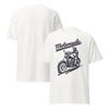 Vintage Motorcycle Rider Silhouette Road Tee Design