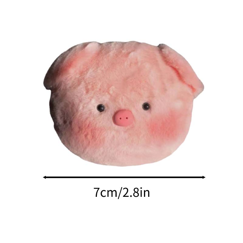 

Cartoon Pig Plush Doll Pendant Keychain Pink Stuffed Animal Toys Kids Gift