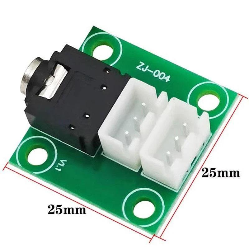 1 szt. 3,5 mm Audio Słuchawkowe Sygnał Transferowy Xh2,54 3-pinowy Zacisk Przewód Obudowa Wzmacniacza Płytka Połączeniowa DIY