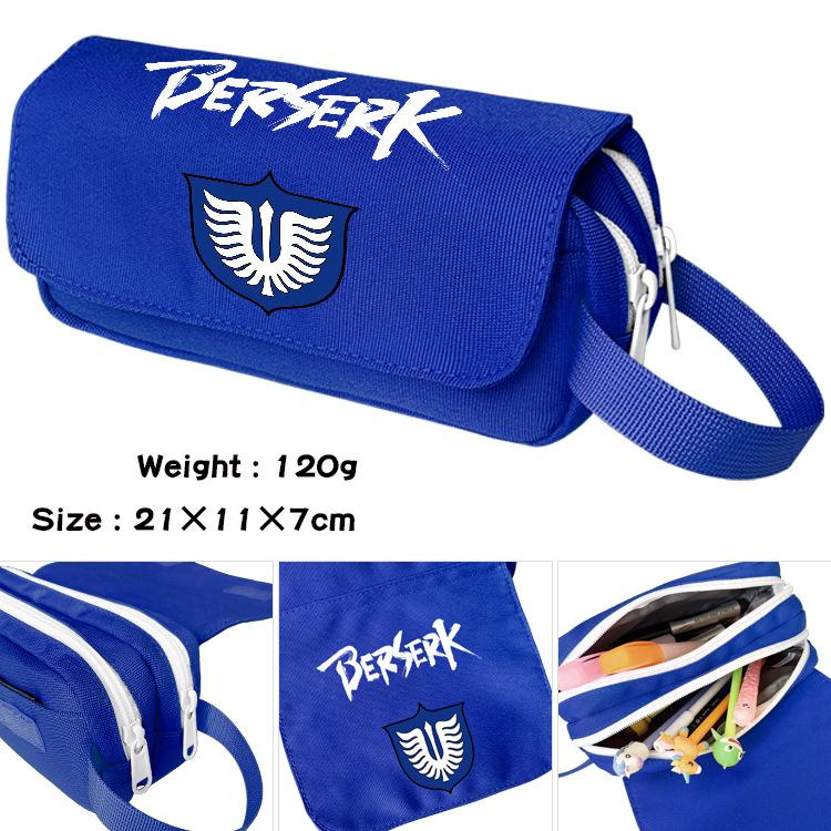 Piśmienne etui na długopisy z zamkiem błyskawicznym Cartoon Pen Case Anime Berserk School Supplies