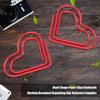 12pcs Stainless Steel Bookmark Clip Plastic Document Organizing Clip  Document Organizing