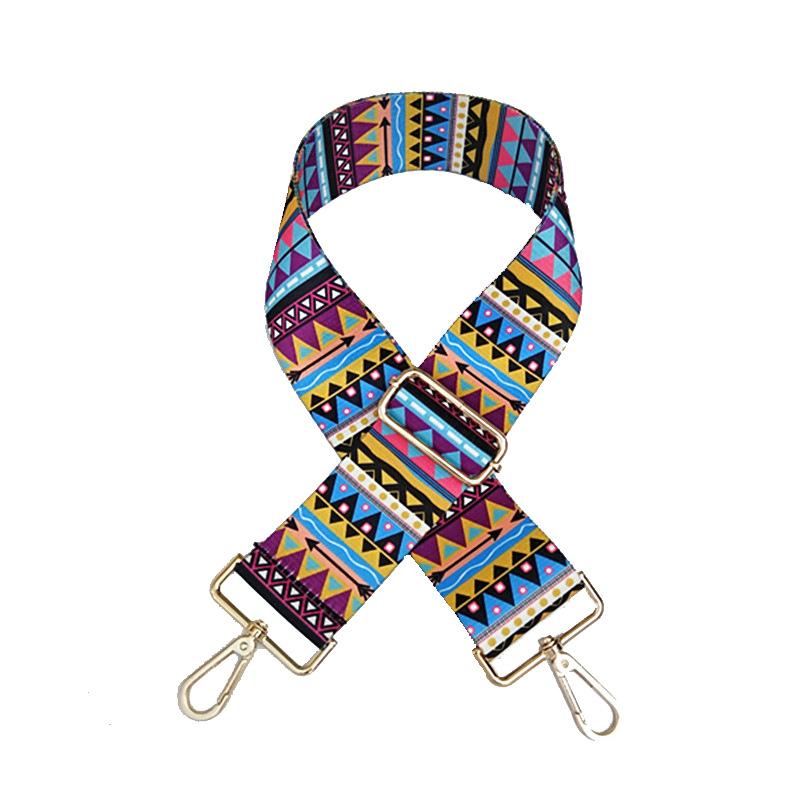 Wide Shoulder Strap Women's Bag Accessories Adjustable Versatile Single Shoulder Oblique Cross Ethnic Style Replacement Strap