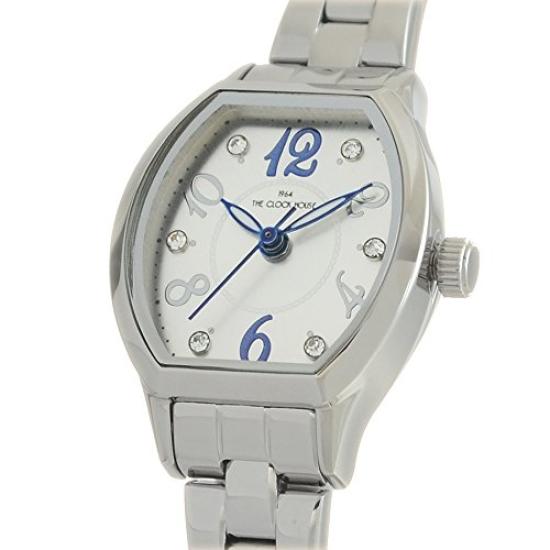 [The Clock House] Business Casual Analog Waterproof Watch Stylish LBC5002-SI1A Women's Silver