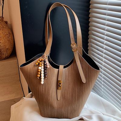 Autumn Fashionable Large-capacity Shoulder Armpit Bag Women's New Fashionable High-value Commuter Portable Tote Bag