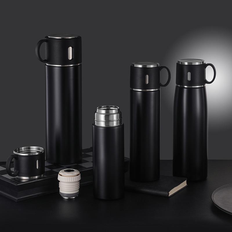 Portable 316 Stainless Steel Insulated Water Cup with Tea Infuser - Large Capacity & High-Design Thermos Flask
