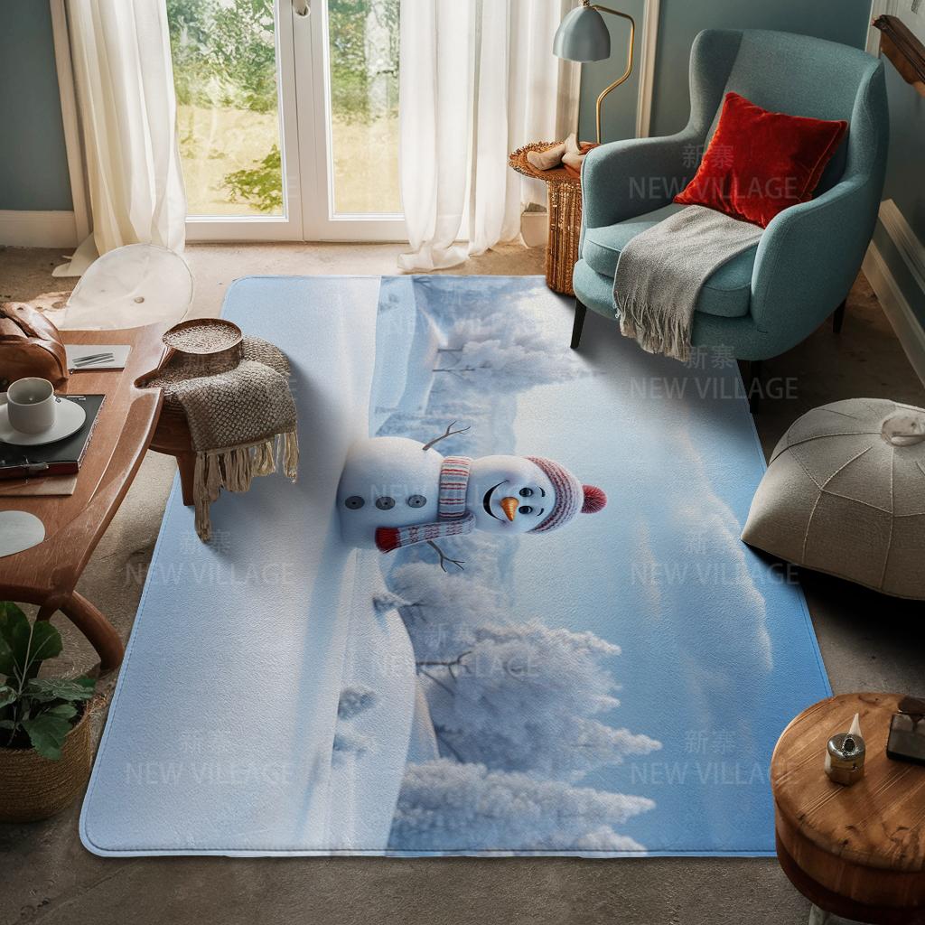 Koberec ke vchodu do domu Rohožka ke dveřím do domu Obývací pokoj Vana Koupelna Protiskluzové koberce s absorpcí vody vana Veselé Vánoce zima