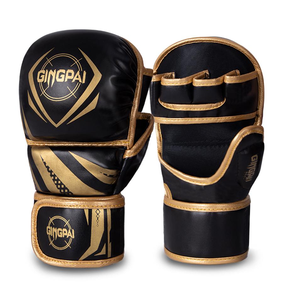 

Mma Sanda Boxing Gloves Fighting Muay Thai Women Men Children Training Adult Sandbag Professional Boxing Half Finger Gloves M