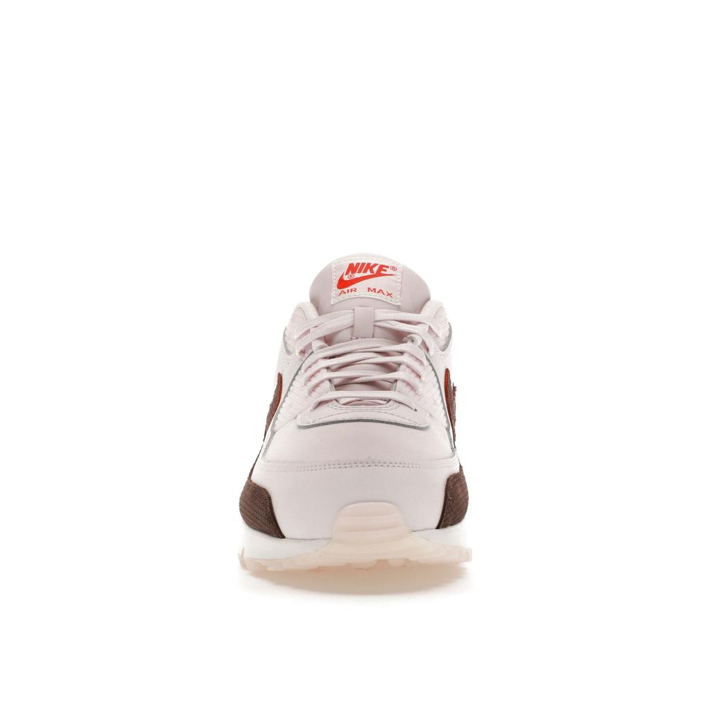 Nike Air Max 90 Leder Braune Fliese Herren Sneaker Pink Pearl-Pink Barock-Braun FD0789-600