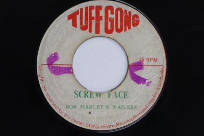 7-Zoll-Schallplatte BOB MARLEY & THE WAILERS - Screw Face / Face Man NONE TUFF GONG 1971 Jamaika Reggae, Ska & Dub Gebraucht
