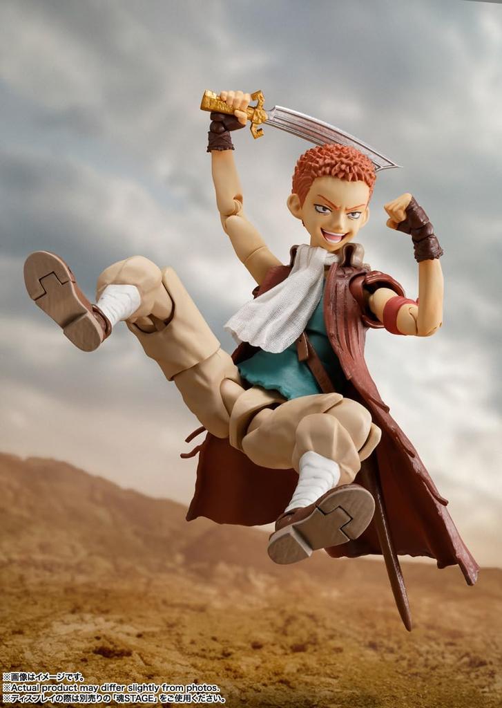 TAMASHII NATIONS Berserk Isidro 125mm PVC ABS Fabric Painted Articulated Figure S.H.Figuarts Approx. & &