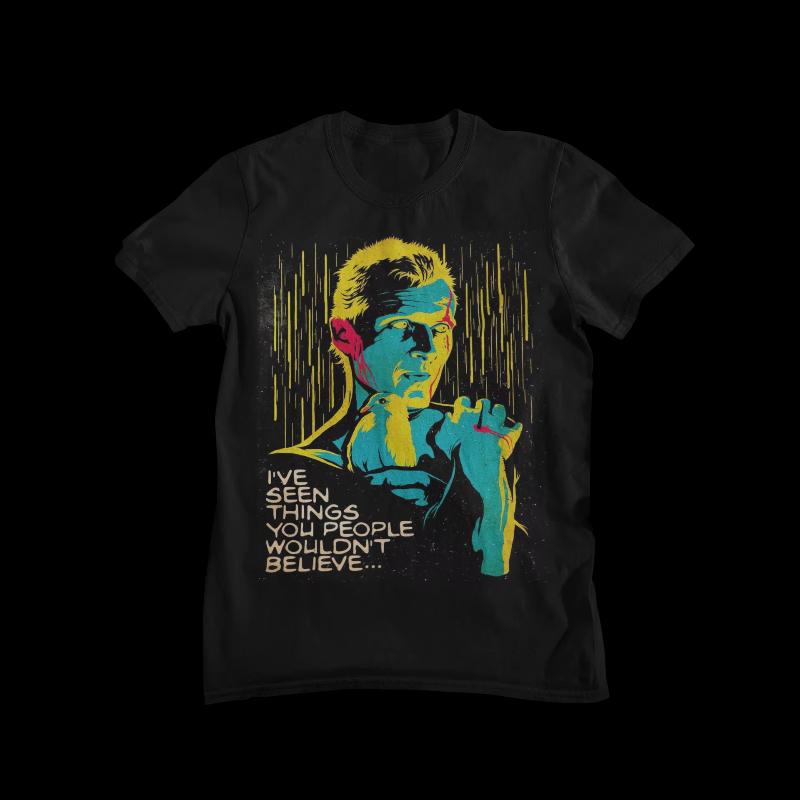 Blade Runner 1982 Retro Film T‑Shirt Unisex Los Zacht Katoen Korte Mouw Tee Sci Fi Klassiek Poster Grafisch Casual Streetwear Top voor Mannen Vrouwen