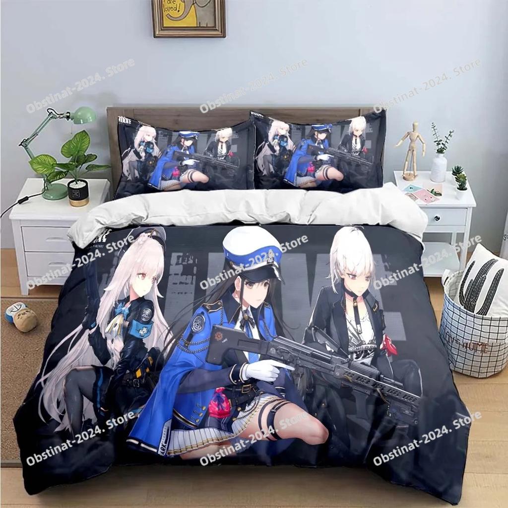 Game Characters Nikke Goddess of Victory Bedding Sets Bed Supplies Set Duvet Cover Bed Comforter Set Bedding Set Luxury Gift