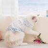 Comfortable Dog Princess Dress 3D Floral Dog Vest Cute Puppy Summer Dress  Outdoor Activities
