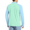 Men's Raglan Long Sleeve Golf Shirt UPF 50+ Lightweight Shirt