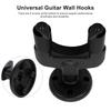 3PCS ABS Guitar Wall Hanger Black Guitar Hangers Durable Guitar Wall Hooks  Guitar