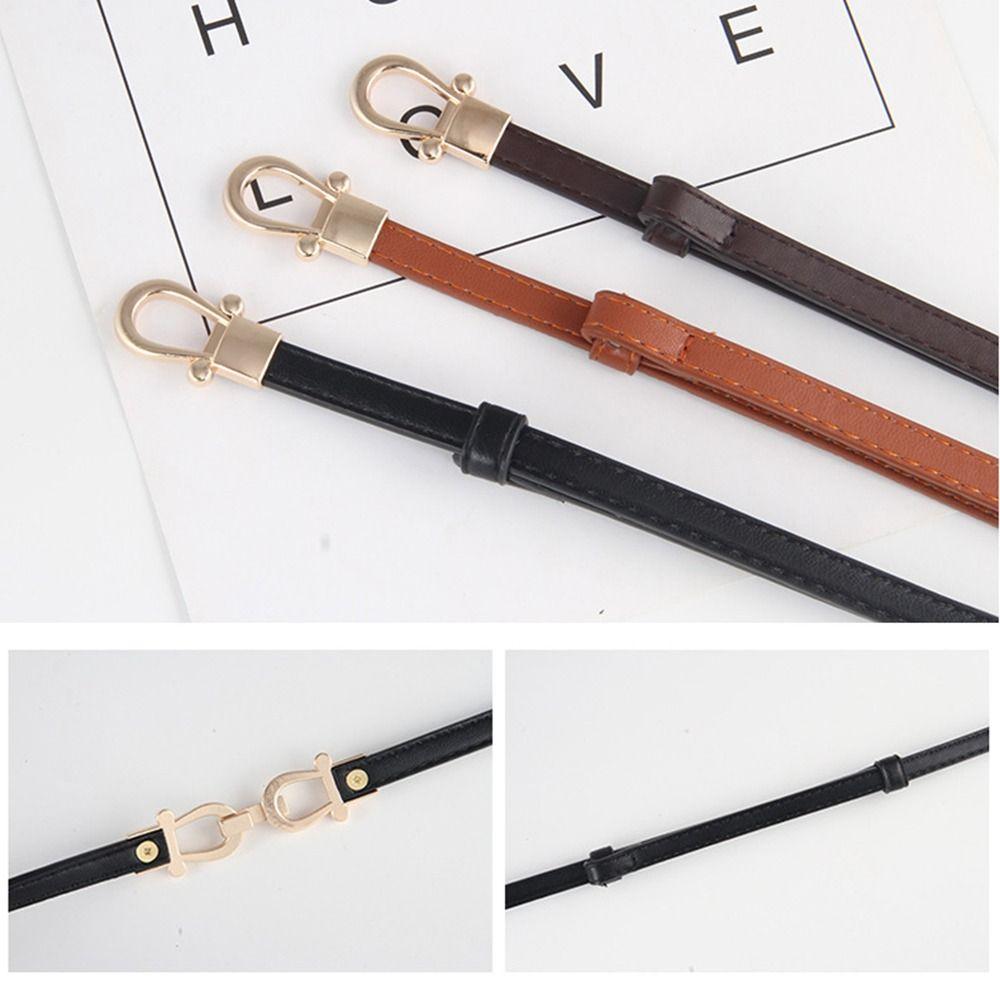 PU Leather Waist Belt Adjustable Waistband Fashion Waist Cinch Belt  Women Ladies