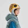 Adjustable Winter Pilot Cap With Goggles Ear Protections For Infants Soft Nylon Flight Hat For Role Play Costumes