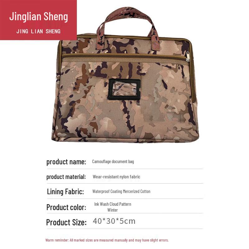 Jingliansheng Canvas Laptop Briefcase
