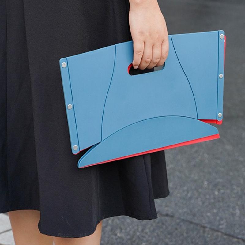 Outdoor Foldable Stool Camping and Fishing Multi-function Portable Handbasket Folding Stool Portable Plastic Stool