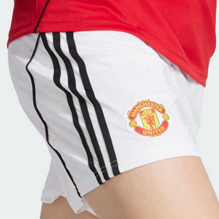 Adidas Manchester United 25/26 Home Shorts White Men Bottoms JI7430