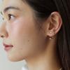 (Silver 925) Shiny Star Ear Jacket Earrings Gold Plated